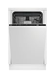 BEKO BDIS38040A - Lavavajillas integrable (45 cm), 3ª bandeja