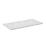 Vicco Encimera de Cocina R-Line, Mármol Blanco, 120 cm