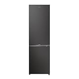 Candy City Fresco 300 CNCQ2T518EB, Frigorífico Combi, 280L, Ancho 55cm, Altura 182cm, Total No Frost Circle+, Cajón Verdulero, Control Interno Digital, Iluminación LED, Puerta Reversible, 37DB, Negro