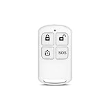 PGST Control Remoto del Sistema de Alarma, Control Remoto inalámbrico 433Mhz, solución rápida y Sencilla para emergencias(Armado, desarmado, Armado Parcial, señal SOS)