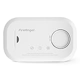 FireAngel FA6813 - Alarma y detector de monóxido de carbono - Sensor de 10 años de vida útil para el hogar con pilas AA - Detector de monóxido de carbono portátil de viaje - Monitor detector de CO con