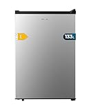 Cecotec Mini Nevera Bolero CoolMarket TT 133L Inox. Frigorífico Mini de 133L, 83,5 de Altura, Puerta Reversible, Crisper Box, Luz LED Interior, Función Defrost y Control Temperatura Mecánico