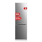 NILSON Frigorífico Combi 2 Puertas Inox NC185600ENFX. Capacidad 293 Litros, No Frost, Multi AirFlow, Puerta Reversible, Bajo Nivel Sonoro, Eficiencia Energética Clase E