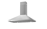 Corberó - Campana Decorativa Pirámide 90 cm | KURAMATHI960X| Inox | Caudal 621,71 m3/h | 165W | 3 Velocidades | 2 X Filtro de Aluminio | Filtro Carbon | Eficiencia Energética A, Inox