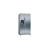 Neff KA3923IE0 Amerikanischer Side by Side N70 / Inox Antihuellas / 178,7 x 90,8 cm (alto x ancho), refrigerador de 368 l, congelador de 165 l, FreshSafe/NoFrost/Preparador de cubitos de hielo