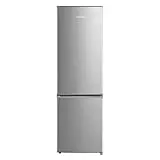 Comfee' RCB359IX2 Frigorífico combinado, 262L, Gran capacidad, Low frost, Altura 177,3 cm, Bajo nivel de ruido 39 dB, Luz LED, Temperatura regulable, Acero inoxidable[Clase E]