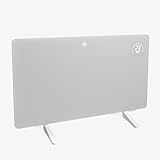 Princess Calefactor de infrarrojos inteligente - Radiador plano de pared - 480 W - Termostato regulable hasta los 50 °C - Temporizador 24 h - Programación semanal - Blanco o Negro (Blanco)