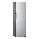 LG GLT51PZGSZ - Frigorífico No Frost, de 186 cm y 413 L, Frigorífico con Función DoorCooling, Compresor Smart Inverter y App, Diseño Minimalista, Color Inox Antihuellas