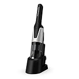 Rowenta Xtouch AC9736 Aspiradora de mano, gran potencia, diseño cilíndrico compacto y ligero, motor digital, base de carga y almacenamiento, cómoda uso y ergonomía, vaciado sencillo e higiénico