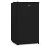 INFINITON | FG-A82N - Frigorifico una puerta | Color Negro | Alto 85cm | Capacidad 92 Litros | Temperatura regulable | Luz LED | Clase A+/F