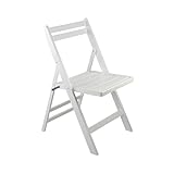 Orion91 - Silla de Comedor Plegable, Madera de Bambú, Salón, Cocina, Diseño Portátil, Estilo Moderno, Dimensiones 42.5x47.5x79cm (Largo x Ancho x Alto), Carga Máx. 90kg, Variedad de Colores