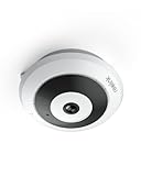 Reolink 2K+ Camara Vigilancia WiFi Interior con 360° Panorama, 2.4/5GHz Fisheye Camara para Seguridad en el Hogar/Oficina, Detección Humana, Audio Bidireccional, Visione Notturna IR, FE-W Blanca