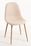 Regalos Miguel - Sillas Comedor - Silla Teok Tela - Beige