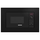 Siemens Microondas integrable iQ500, 59 x 38 cm, cookControl, humidClean, Grill, Negro, BE525LMB1