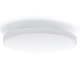 M Ledme - Plafon LED Techo 40W, Lámpara Techo para Baño IP44, 4.000 lúmenes, Color Luz Fría (6000K) para Baño, Cocina, Balcón, LM8257.