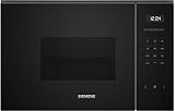 Siemens Microondas integrable iQ500, 59 x 38 cm, cookControl, humidClean, Grill, Negro, BE525LMB1