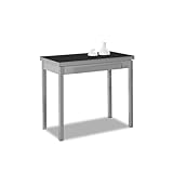 ASTIMESA Mesa de Cocina Tipo Libro Negro 40X80cm