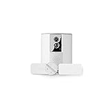 Somfy 1875249 - Somfy One+ Sistema de alarma con cámara de vigilancia Full HD integrada, Sirena de 90dB, Con 2 detectores de apertura IntelliTAG y 1 placa de control remoto, Sección de privacidad