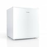 H.KOENIG fgx480 mini nevera eléctrica con capacidad de 45 litros, con compartimento congelador, 50 w, blanco