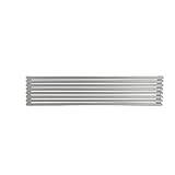 Micel 94512 - Rejilla Frigo-Horno 8 Elementos con acabados en gris inoxidable