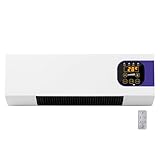 Aire Acondicionado De Pared - Enfriador De Aire De Pared Con Control Remoto | Calentador De Pared Eléctrico De 2000 W | Máquina Calefactora De Pared De Doble Uso Para Dormitorio Sala Estar