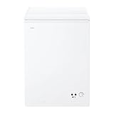 Candy CCHH 100E, Congelador Arcón Horizontal, Ancho 55CM, 97L, Tecnología Estática, 1 Cesto, Control Electrónico Externo, Indicador de Temperatura, Alarma Aumento de Temperatura, 39DB, Blanco