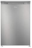 INFINITON CV-A85I - Congelador vertical, 80 Litros, 85 cm, 3 cajones, Control de temperatura, Puerta reversible, Regulación en Altura, E, Inox