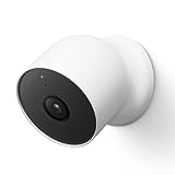 Google Nest Cam - Cámara de seguridad inteligente para interiores y exteriores. 1080p, alerta solo de movimiento.