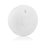 Smartwares FSM-11410 - Detector de Humo, botón de Prueba y Silencio, Sensor fotoeléctrico de 10 años, batería reemplazable de 1 año, Color Blanco