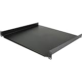 StarTech.com Estante Cantilever de 1U para Rack, de 16 Pulgadas de Profundidad, Bandeja Voladiza, Bandeja Cantilever para Armario Rack de 19 Pulgadas, Capacidad de Carga de 20kg, Acero (CABSHELF116)