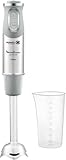 Moulinex QuickChef DD65AD Batidora de Mano de 1000 W, 10 velocidades con vaso medidor, protección antisalpicaduras, mango antideslizante, alta potencia y velocidades regulables