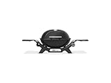 Weber - Barbacoa de gas Q 1200N negro, potencia 2940w, rejilla hierro fundido