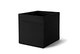 Ikea DRONA – Caja, Negro 33 x 38 x 33 cm (para Expedit Juego de estantes, 4 unidades, negro, 4 - Pack