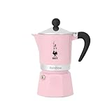 Bialetti Cafetera, Aluminium, Rosa, 3 Tazas