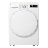 LG Electronics V3RT8N Secadora con tecnología de bomba de calor Dual Inverter | Condensador Autolimpiante | Capacidad de 8 kg | Función Wi-Fi, Blanco