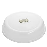 KitchenCraft Cubierta de microondas para alimentos con rejilla de ventilación, plástico sin BPA, diámetro externo de 28 cm (11 pulgadas), para platos de 26 cm (10 pulgadas)