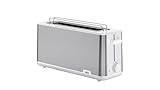 Braun Tostadora PurShine HT 1610 WH, ranura para pan de 25 cm, 8 grados de bronceado, función de calentamiento y descongelación, accesorio para bollos, compartimento para migas, 1030 W, color blanco