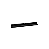 LOLAhome Estante repisa para Cuadros de MDF Negro de 60 cm