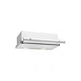 Teka Campana Extensible con Motor ECOPOWER, Modelo CNL 6415, 2+1 velocidades, Blanco, 60x18.4x30/49 cm