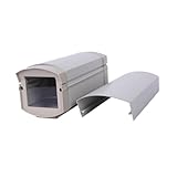 Ronyme Caja de cámara CCTV de Seguridad, Carcasa Impermeable, Carcasa de cámara de aleación de Aluminio Resistente para Tienda, Puerta de césped