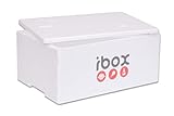 iBox - Caja térmica de poliestireno de 12 litros - Caja térmica - Caja térmica para transporte de alimentos (38,5 x 27 x 17,5 cm - 12 L volumen) Reutilizable…