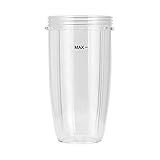 DRERIO 24 OZ Vaso de Repuesto para Licuadora Vaso Recambio Piezas de Repuesto de Mezclador de Licuadora Profesionales Tazas de Exprimidor para Piezas de Repuesto para 900 W/600 W