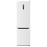 Cecotec Frigorífico Combi 2 Puertas Bolero CoolMarket Combi 356 White D. 356 L, Altura 200 cm y 60 cm de Ancho, Bajo Consumo, Sistema Multi Air Flow, Total No frost, 2 Cajones