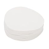 MUCKLILY 100 Hojas papel de filtro cuantitativo revestimientos de papel para freidora papel filtro de retención de partículas embudo papel absorbente de laboratorio papel de filtro de agua