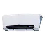 ARDES AR4W08P PARETO X Termoventilador Cerámico de Pared 2000W Resistente al Agua, Termoventilador de Baño Programable Temporizador 12h, Panel Cerámica Silver Silk Smart + Magic Display Digital LED