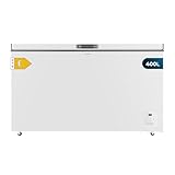 Cecotec Congelador Horizontal 400L Bolero CoolMarket Chest 400 White E. Compresor Inverter Plus, 83.5x136.5cm, Horizontal, Bajo Consumo, Fast Freezing, Convertible a Frigorífico, 2 Cestas