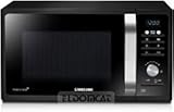 Samsung Horno microondas Grill Healthy Cooking MG23F301TAK/ET, Fresh Menu, QuickDefrost, Microondas + Grill 800 W + 1100 W, 23 litros, 49 x 27,5 x 39 cm, color negro