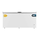 Cecotec Congelador Horizontal - 500L Bolero CoolMarket Chest 500 White E. Compresor Inverter Plus, 83.5x165Cm, Horizontal, Bajo Consumo, Fast Freezing, Convertible a Frigorífico, 2 Cestas