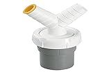 Jimten 022070 - Enlace mixto macho PVC con doble toma auxiliar