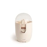 CREATE/JUICER RETRO/Exprimidor eléctrico Blanco Roto/Incluye dos conos, Sistema anti goteo, Depósito de 280ml de capacidad, 90W
